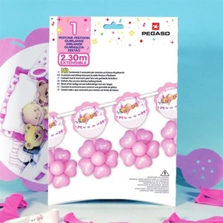 LIELA BALONU VIRTENE 2,3 METRI - ROZĀ (3 gab.)