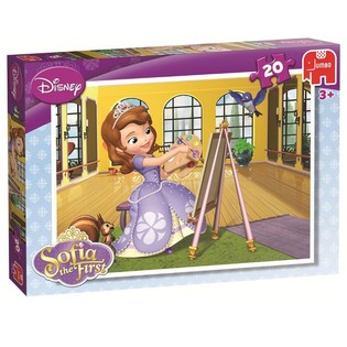 Jumbo Disney Puzle Sofija Pirmā Gleznošana 20 Detaļas (6 gab.)