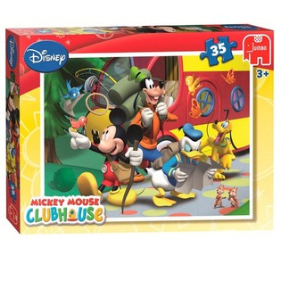 Jumbo Disney Mickey Mouse Clubhouse ceļojumā puzle, 35 detaļas (3 gab.)