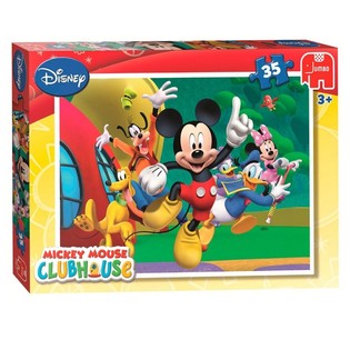 Jumbo Disney Mickey Mouse Clubhouse Lēkāšana Puzle 35 Detaļas (3 gab.)