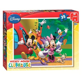 Jumbo Disney Puzle Mikijpeles Clubhouse Grupas Foto 35 Gabaliņi (5 gab.)