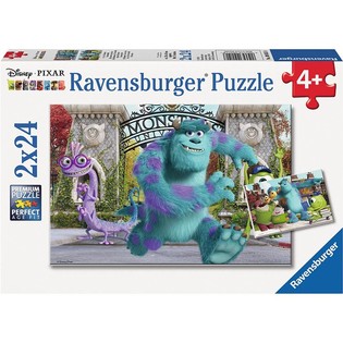 DISNEY PIXAR MONSTERS UNIVERSITY PUZLES 2-VIENĀ (4 gab.)