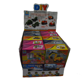 BŪVNIECĪBAS KLUČI BRICKS - MIX SĒRIJA DISPLEJĀ (20 gab.)
