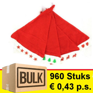 *** VAIRUMTIRDZNIECĪBAS PIEDĀVĀJUMS *** SPĪDO&Scaron;AS ZIEMASSVĒTKU CEPURES (960 gab.)