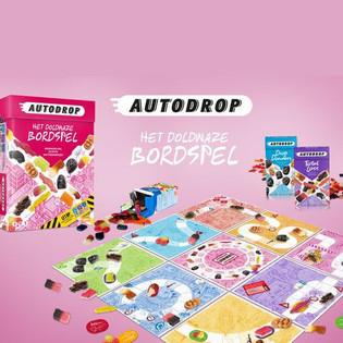 Autodrop spēle - Trakā galda spēle ar konfektēm (2 gab.)