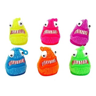 LIELI SPĪDO&Scaron;I PUFFER MONSTRI AR GAISMU &Oslash;9,5CM (12 gab.)