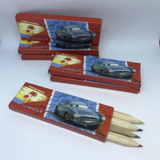 Krāsu Zīmuļi Disney Cars - 4 gab. kastītē (48 gab.)