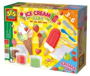 SES Plastilīna komplekts „Saldējums” (4 krāsas) (1 gab.)