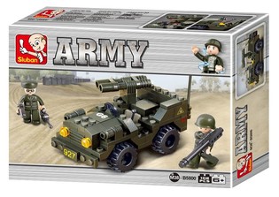 Sluban Militārais Džips M38-B5800 Konstruktors (1 gab.)