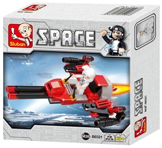 Sluban Kosmiskais bumbvedējs Space Bomber M38-B0321 (1 gab.)