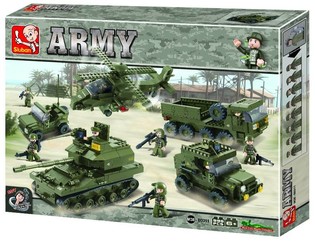 Sluban Army būvēšanas komplekts M38-B0311 (1001 detaļa)