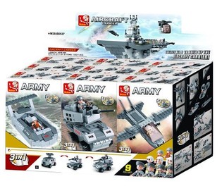 Sluban Aviācijas bāzeskuģis 9in1 M38-B0537 (1 Displejs / 9 gab.)