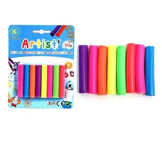 Plastilīns 100g uz Kartes (24 gab.)