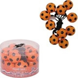Gaismas Virtene Oranžs Futbols - 10 Lampiņas (6 gab.)