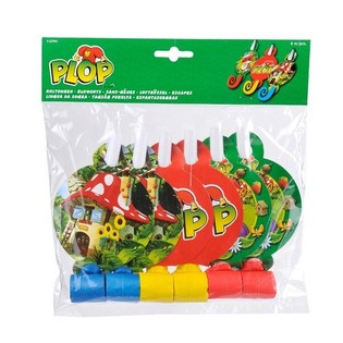 6 LIELAS KABOUTER PLOP BALLĪ&Scaron;U SVILPES (12 gab.)