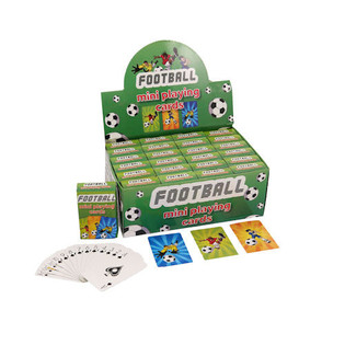 MINI SPĒĻU KĀRTIS &ndash; MODELIS: FUTBOLS DISPLEJĀ (24 gab.)