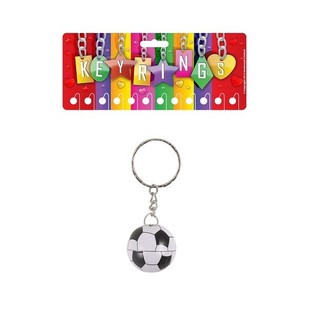 Metāla futbola atslēgu piekariņi (12 gab.)