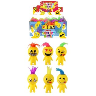 Gaismas Squeezy Smiley Lelles Displejā (12 gab.)