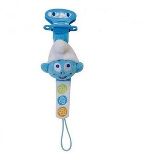 Plī&scaron;a knupī&scaron;a turētājs Smurfi (12 gab.)