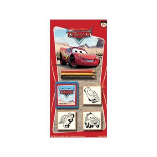 Liels Disney Cars Krāso&scaron;anas un Zīmogu Komplekts (24 gab.)