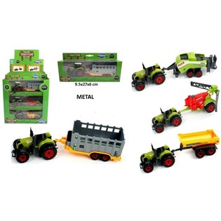 DIE CAST TRAKTORU KOMPLEKTS DISPLEJĀ (12 gab.)