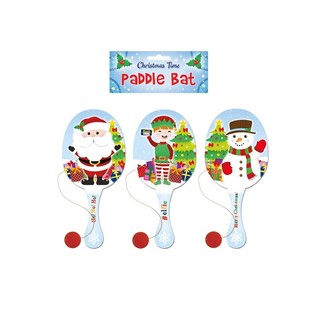 ZIEMASSVĒTKI - PADDLE BALL SPĒLE AR GUMIJU (24 gab.)