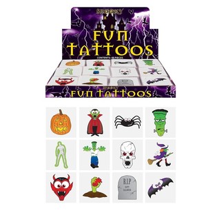 Fun Tattoos &ndash; Halovīna modelis (48 iepakojumi x 12 gab.)