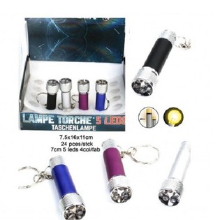 5 LED Lukturītis-Atslēgu Piekariņ&scaron; Displejā (24 gab.)