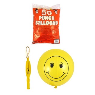 SMILEY LĒKĀJOŠIE BALONI (50 gab.)