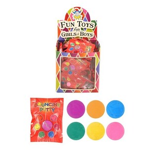 Lēkājošais plastilīns dāvanu maisiņos stendā (60 gab.)