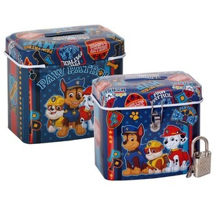 Krājkasīte PAW PATROL ar Slēdzeni (6 gab.)