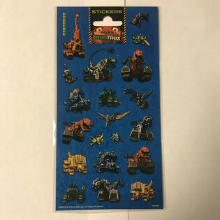 UZLĪMES: DINOTRUX, Izm. 20 x 10 cm (10 gab.)