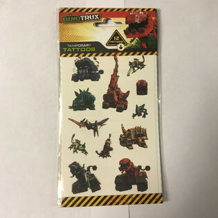 UZLĦMES: DINOTRUX, izm. 20 x 10 cm (10 gab.)