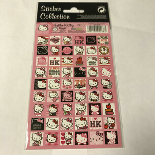 UZLĪMES: HELLO KITTY, izm. 20 x 10 cm (10 gab.)