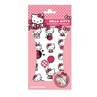 Pagaidu Tetovējumi HELLO KITTY - Izm. 20 x 10 cm (10 gab.)