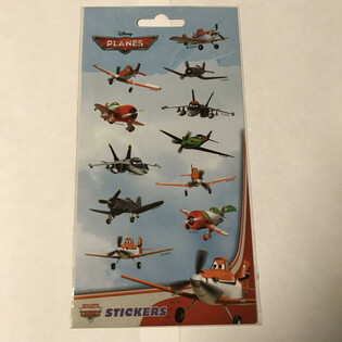 Uzlīmju lapa: DISNEY PLANES, izm. 20 x 10 cm (10 gab.)