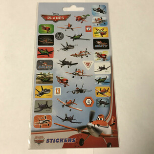 Uzlīmju loksne Disney Planes, 20 x 10 cm (10 gab.)