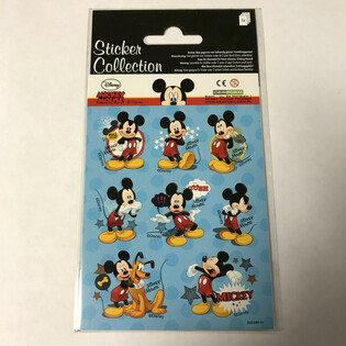 UZLĪMJU LAPA: DISNEY MICKEY MOUSE, izm. 16 x 9 cm (10 gab.)