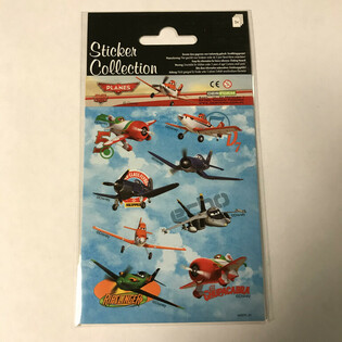 Disney Planes Uzlīmju Loksnes 16 x 9 cm (10 gab.)