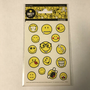 UZLĪMJU LAPA: SMILEY&rsquo;S, 16 x 9 cm (10 gab.)