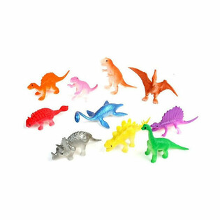 Dinozauru mikss laimes akai un dāvaniņām (48 gab.)