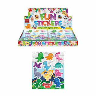 FUN STICKERS – MODELIS: DINOZAURS (120 gab.)