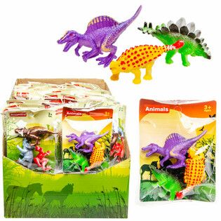 3 dinozauri maisiņā (60 gab.)