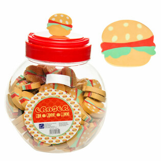 HAMBURGERA DZĒ&Scaron;GUMIJA TRAUKĀ (100 gab.)