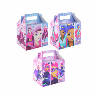 KOMPLEKTA KASTE &ndash; SUPER GIRLS &ndash; 14 x 9,5 x 18 cm (24 gab.)