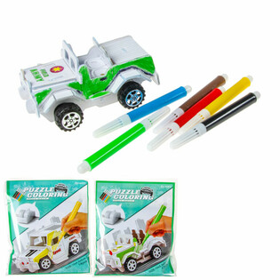 3D puzle Saliec un izkrāso savu auto (12 gab.)