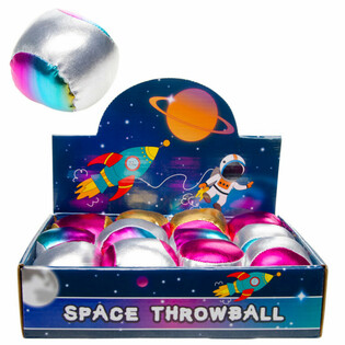 PLĪŠA METĀLISKA METAMA BUMBIŅA - SPACE (12 gab.)