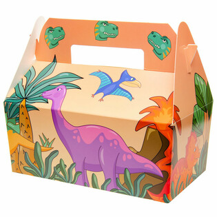 DINOSAURU ĒDIENKARTES KASTE - 22,5 x 12 x 9,5 cm (24 gab.)