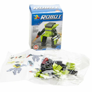 Būvniecības Klucī&scaron;i Roboti (12 gabali displejā)