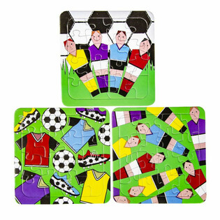 MIX FUTBOLA PUZLES - 14 x 14 cm (50 gabali)